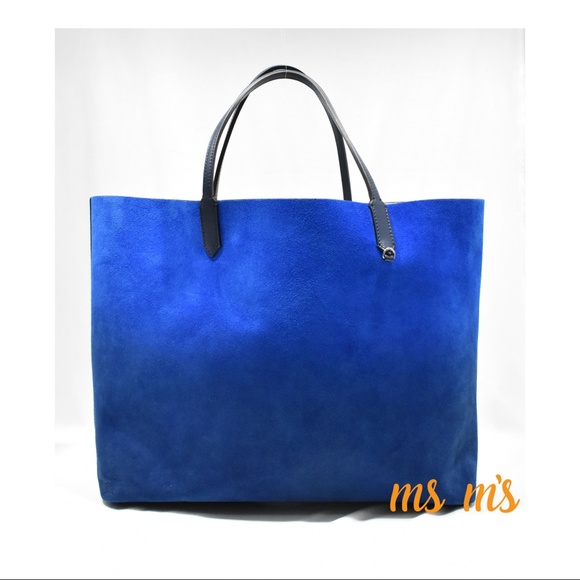 NWT GIVENCHY blue Silver Calfskin Reversible Tote - Picture 4 of 8